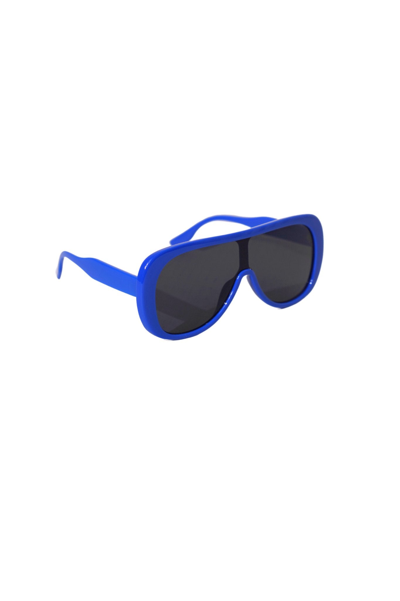 Luxe Racer Oversized Blue Sunglasses - TB - BondMenSunglasses