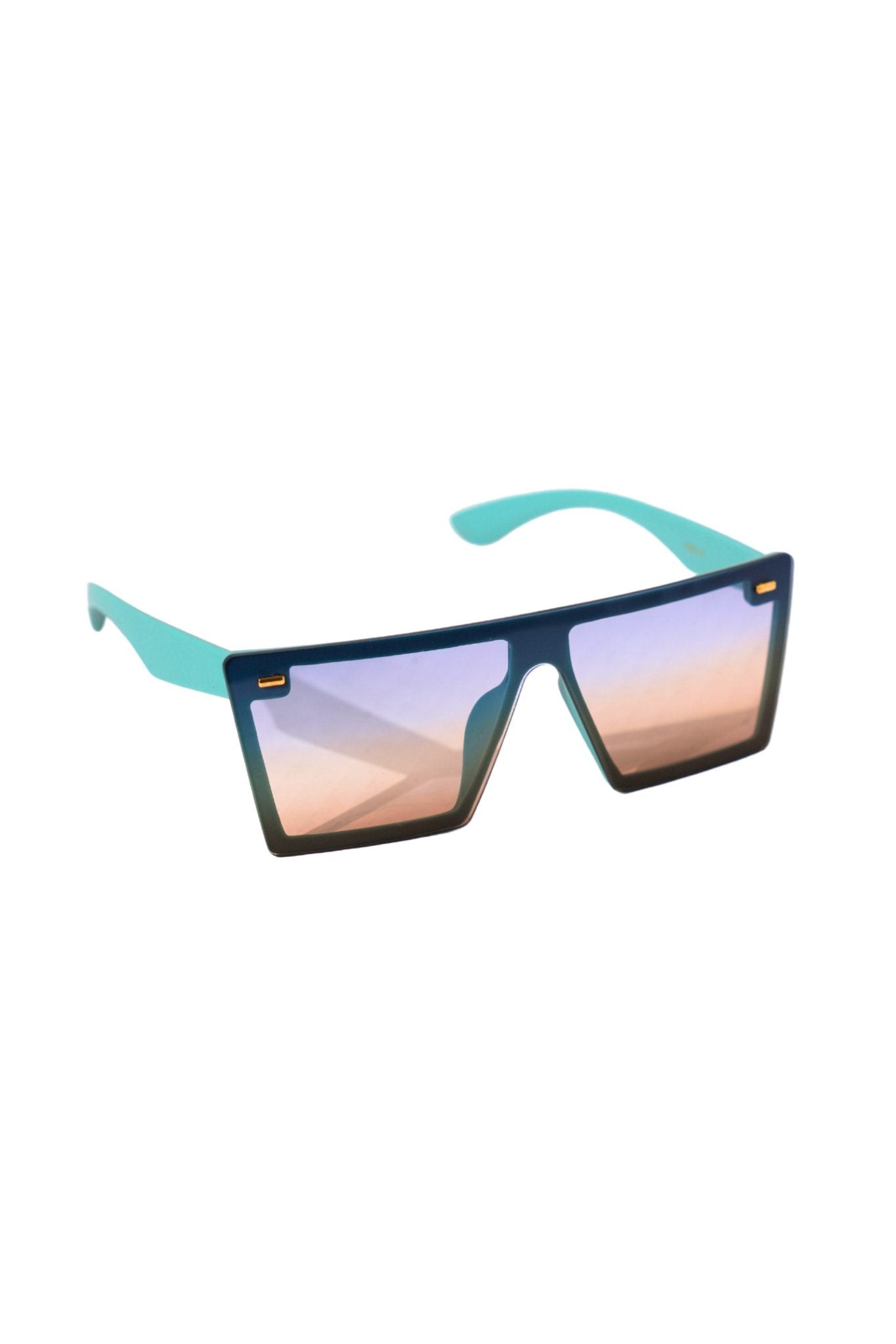 Milan Muse Oversized Turquoise Shades - TB - BondMenSunglasses