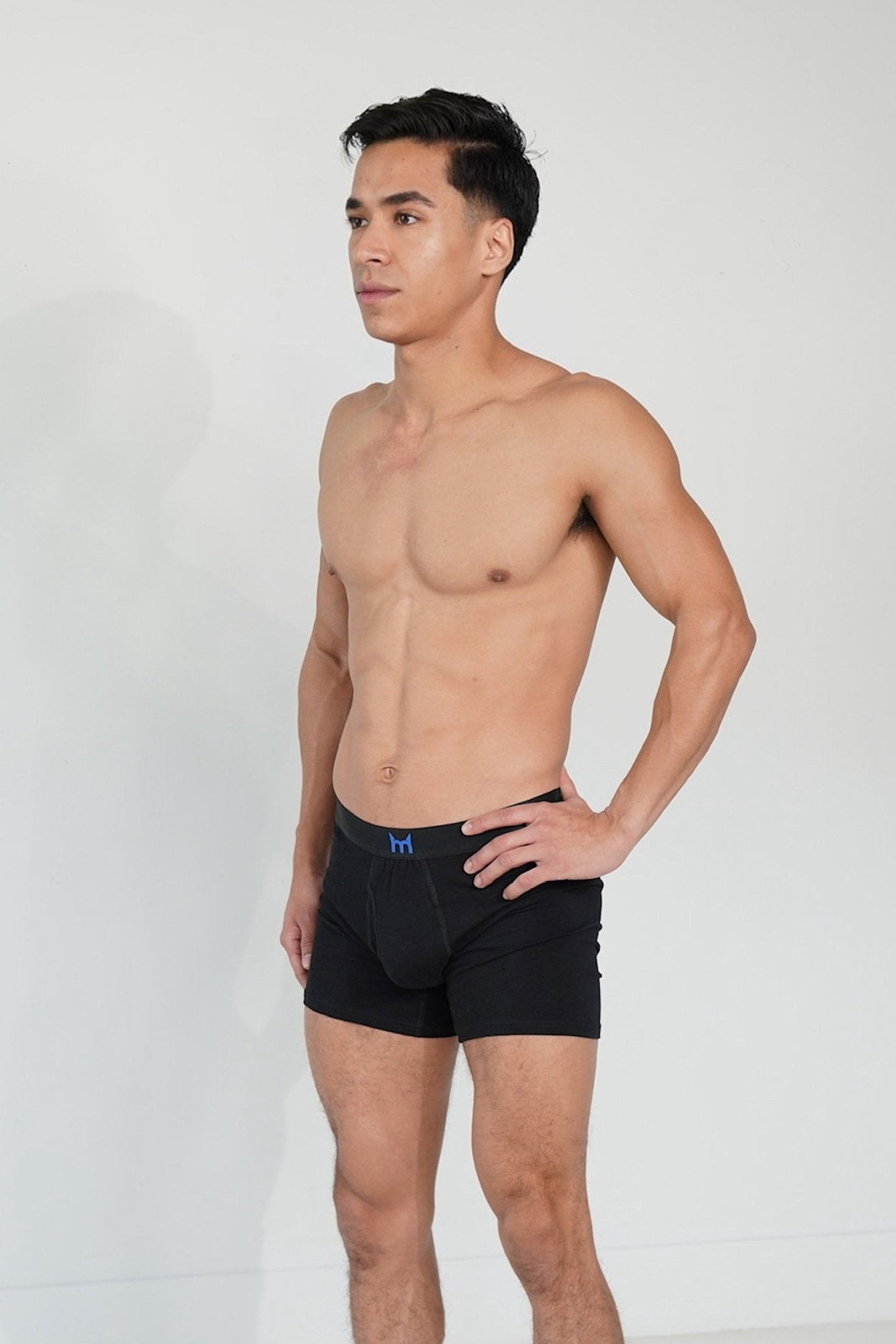 Black Boxer Briefs - TB-BondMen