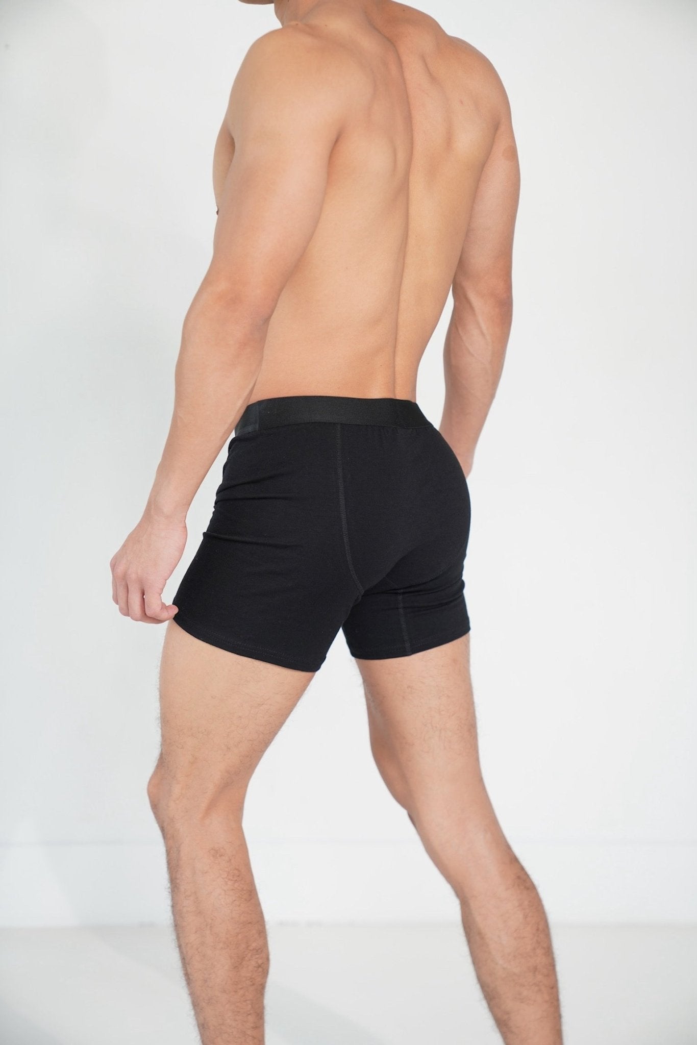 Black Boxer Briefs - TB-BondMen