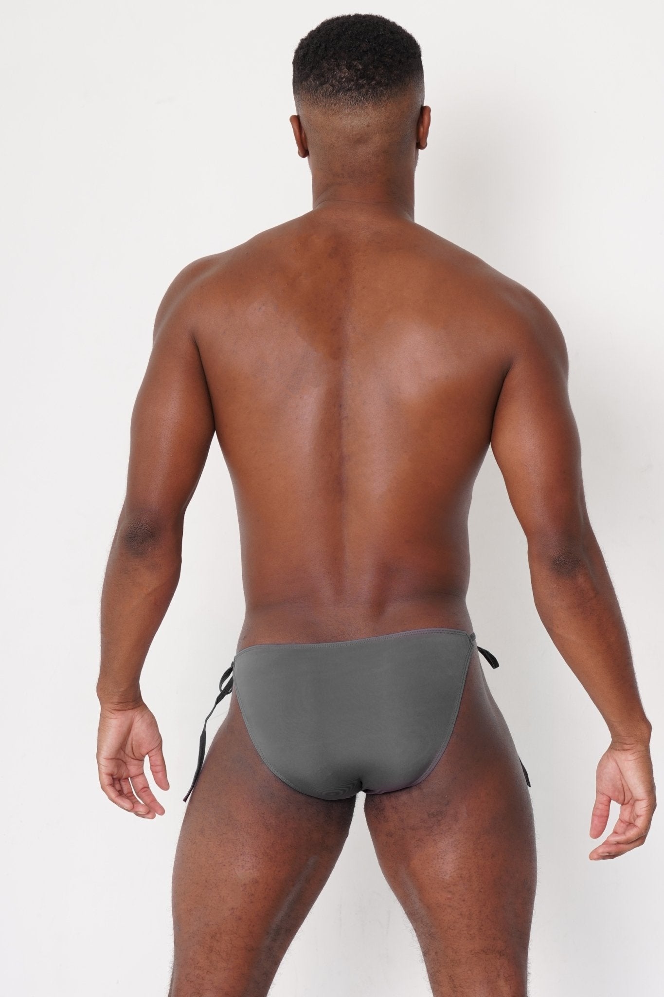 Men's Tie Side Gray Bikini - TB-BondMen underwear Gay men's underwear LGBTQ+ underwear Men's briefs Men's boxer briefs Jockstraps Thongs for men Pride underwear Men's lingerie Sexy men's underwear Designer men's underwear Comfortable men's underwear Men's swimwear Athletic men's underwear Fashion men's underwear Bulge enhancing underwear